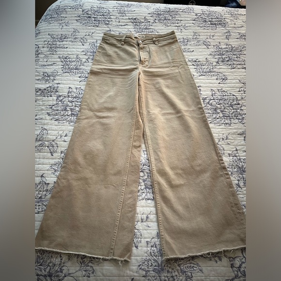 Mango Catherine jeans in tan size 6 - Picture 1 of 8